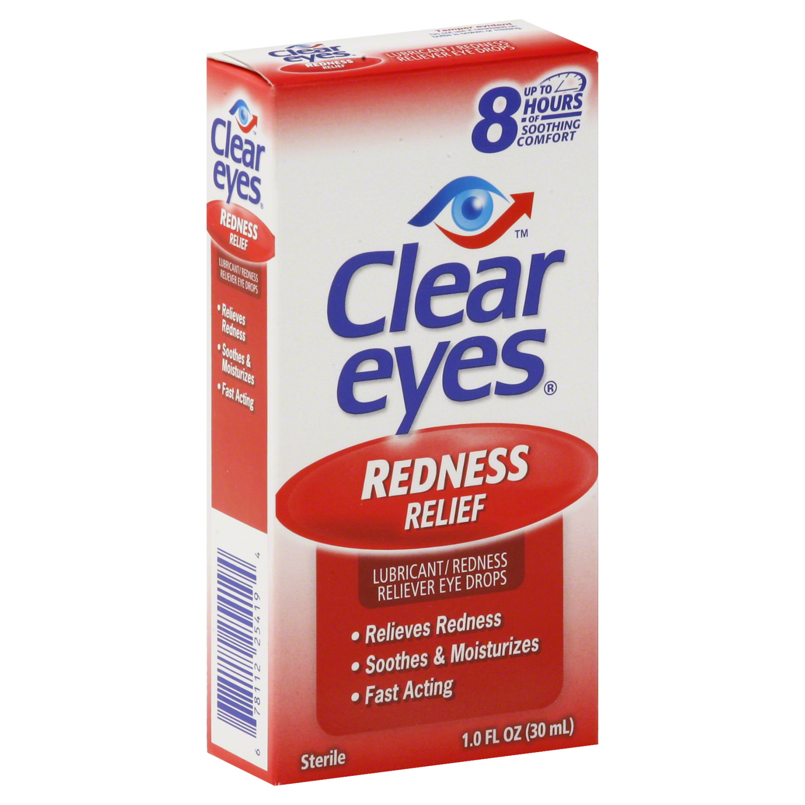 UPC 678112254194 Clear Eyes Eye Drops, Redness Relief, 1 fl oz (30 ml