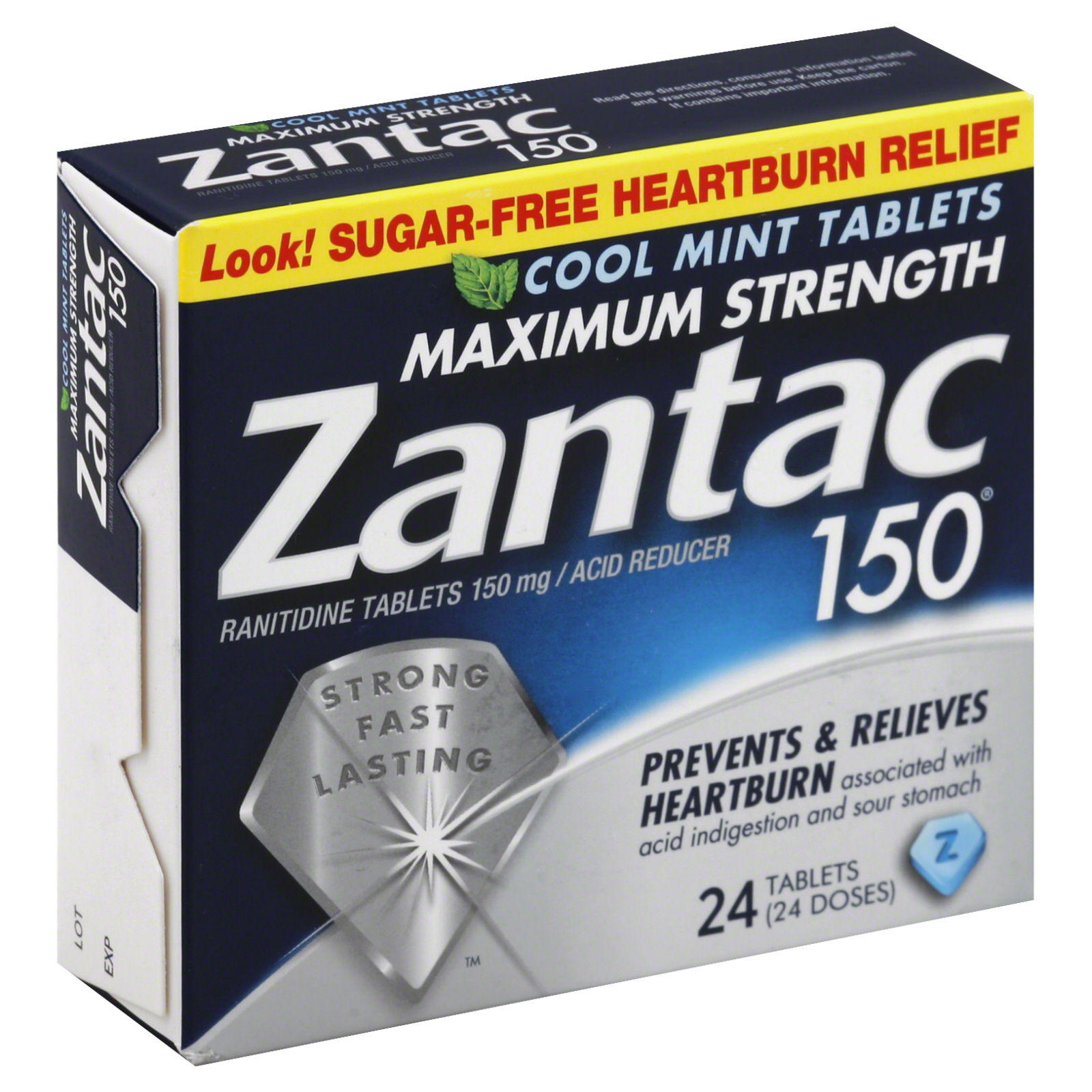 UPC 681421032025 Zantac 150 Ranitidine, Maximum Strength, 150 mg