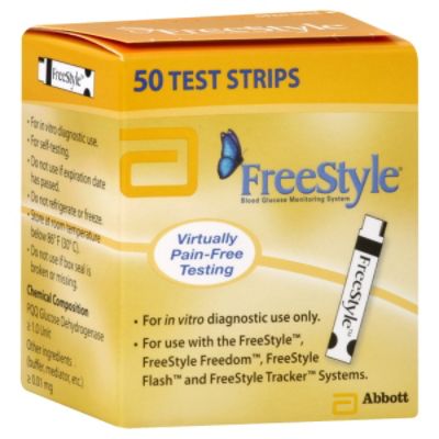 Abbott Freestyle Test Strips, 50 strips at mygofer.com
