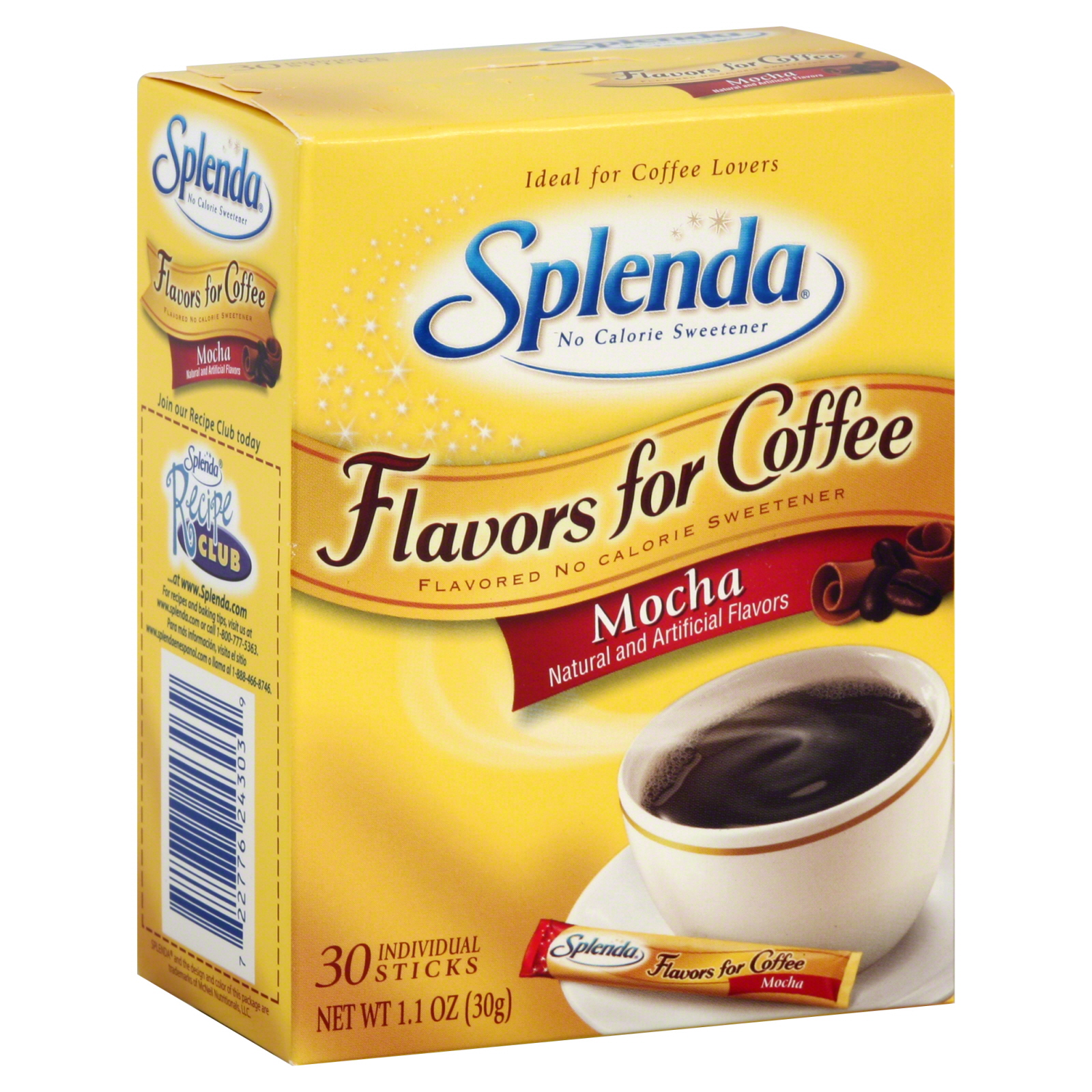 Splenda Flavors For Coffee No Calorie Sweetener, Mocha, 30 sticks [1.1 oz (30 g)] at Kmart.com