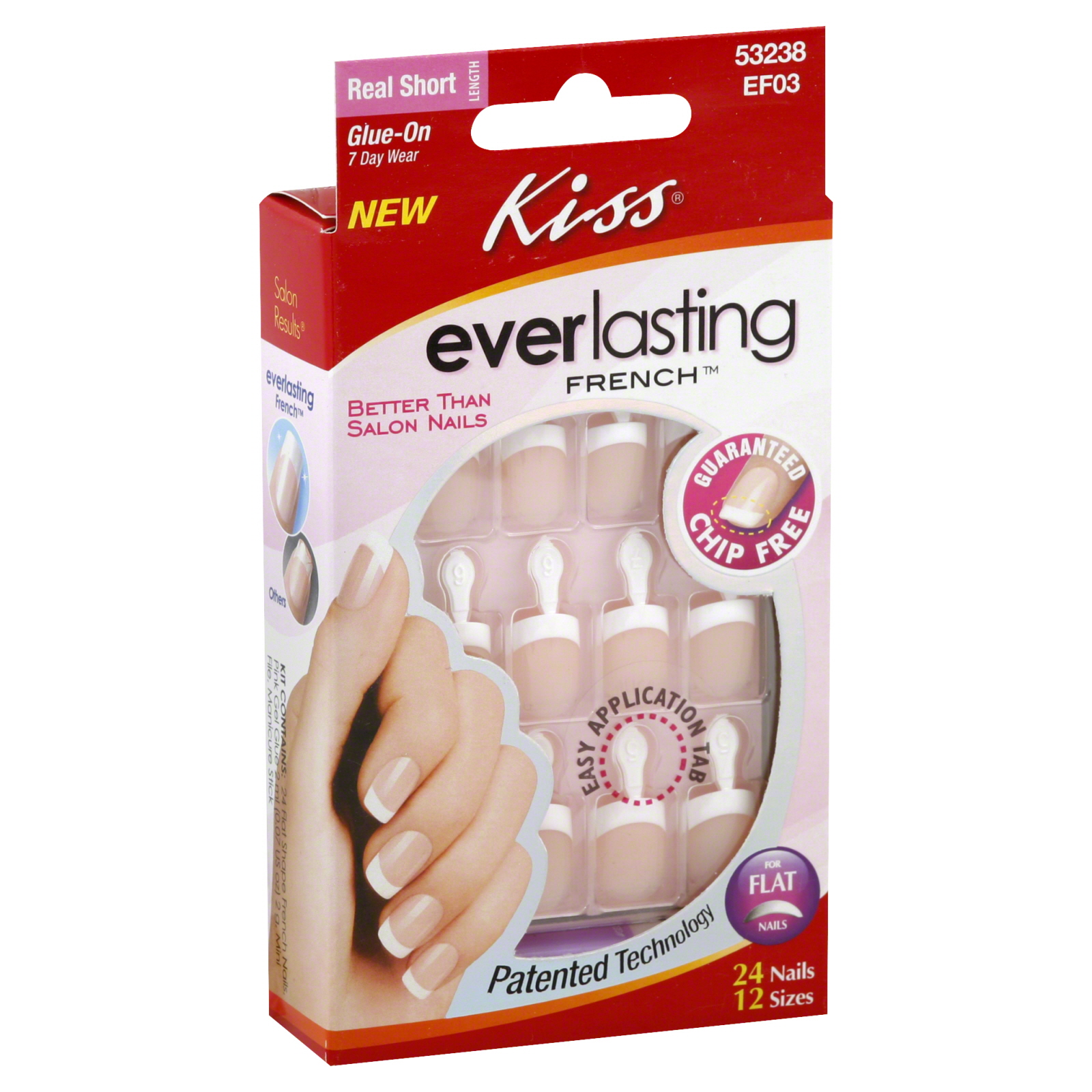 UPC 731509532388 Kiss Everlasting French Nail Kit, Real Short Length
