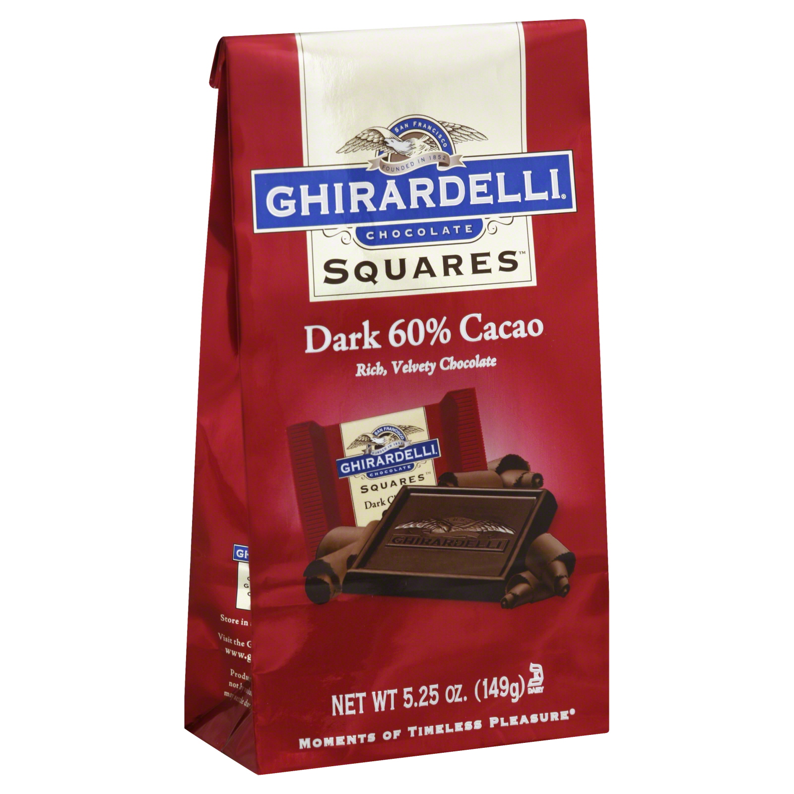 Ghirardelli Chocolate Squares Dark Chocolate, 60% Cacao, 6.38 oz at Kmart.com