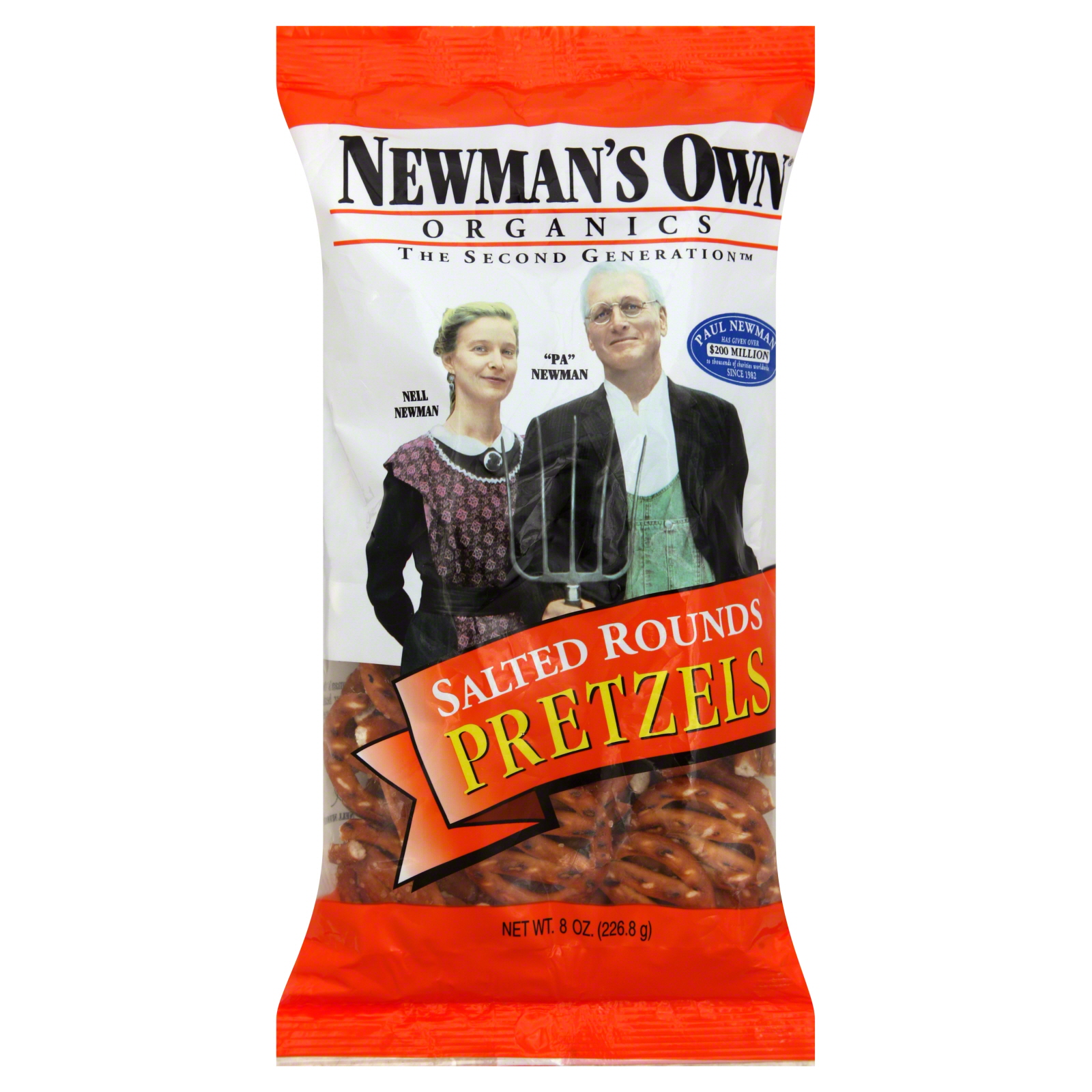 Newman's Own Organics, The Second Generation Pretzels, Salted Rounds, 8 oz (226.8 g) at Kmart.com