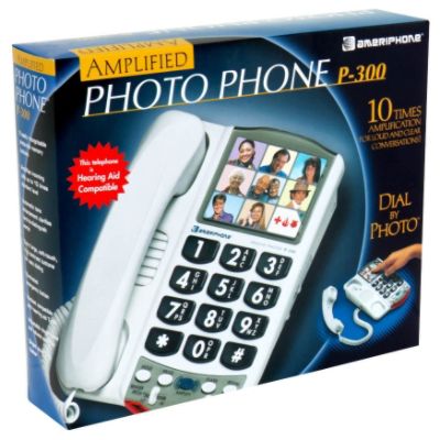 P-300 Ameriphone Amplified Photo Phone, 1 phone