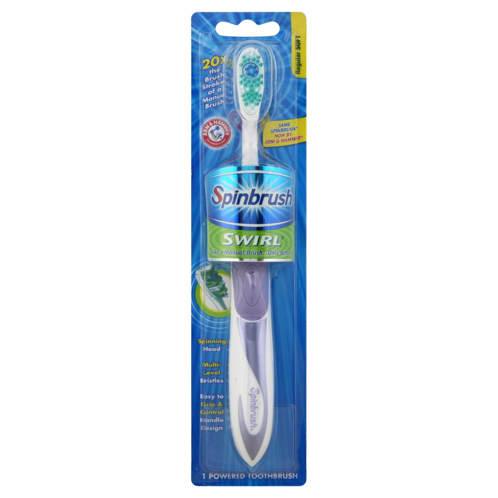 Crest Truly Radiant Sonic Power Soft Spinbrush Powered Toothbrush PEG
