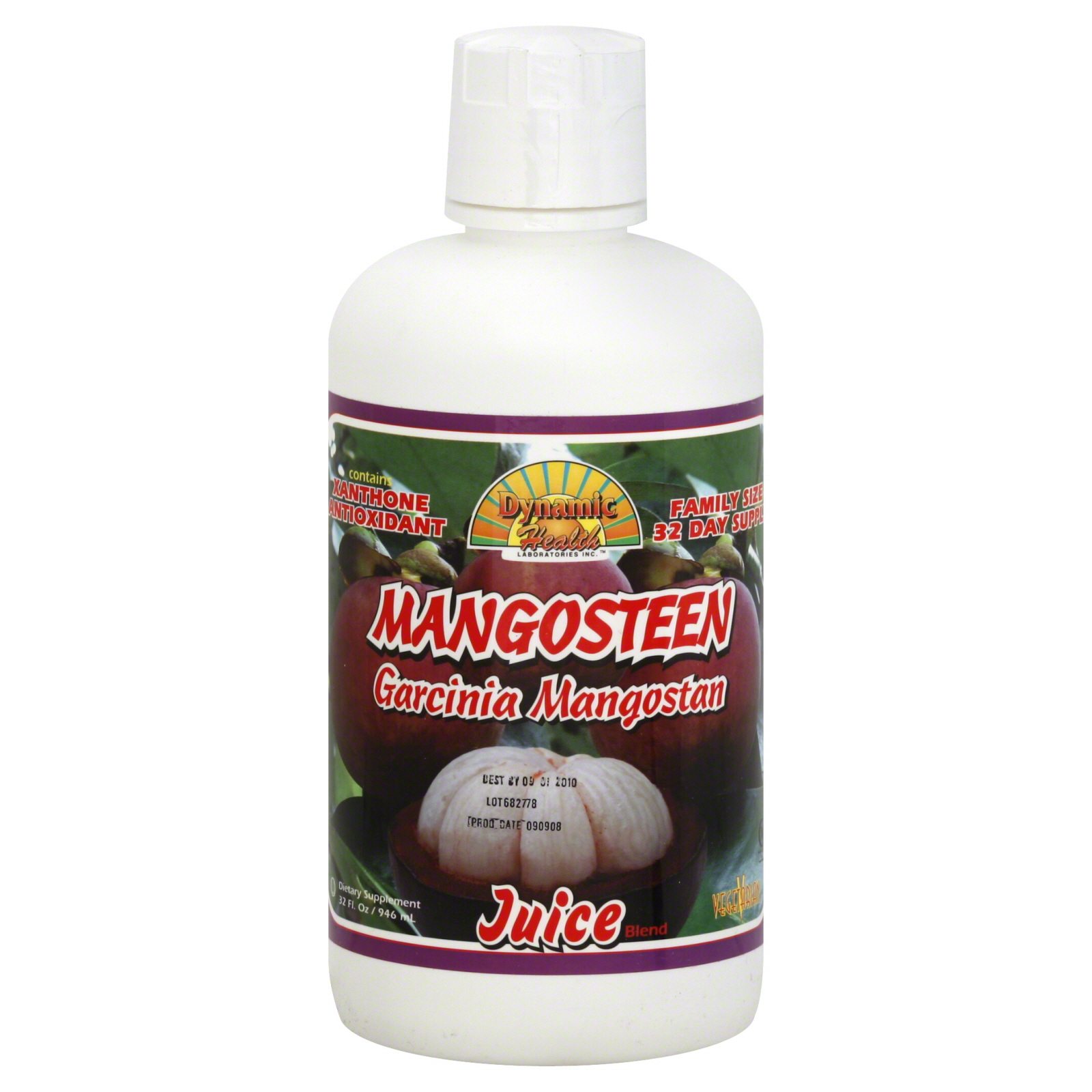 Dynamic Health Laboratories, Inc. Juice Blend, Mangosteen, Garcinia Mangostan, Family Size, 32 fl oz (946 ml) at Kmart.com