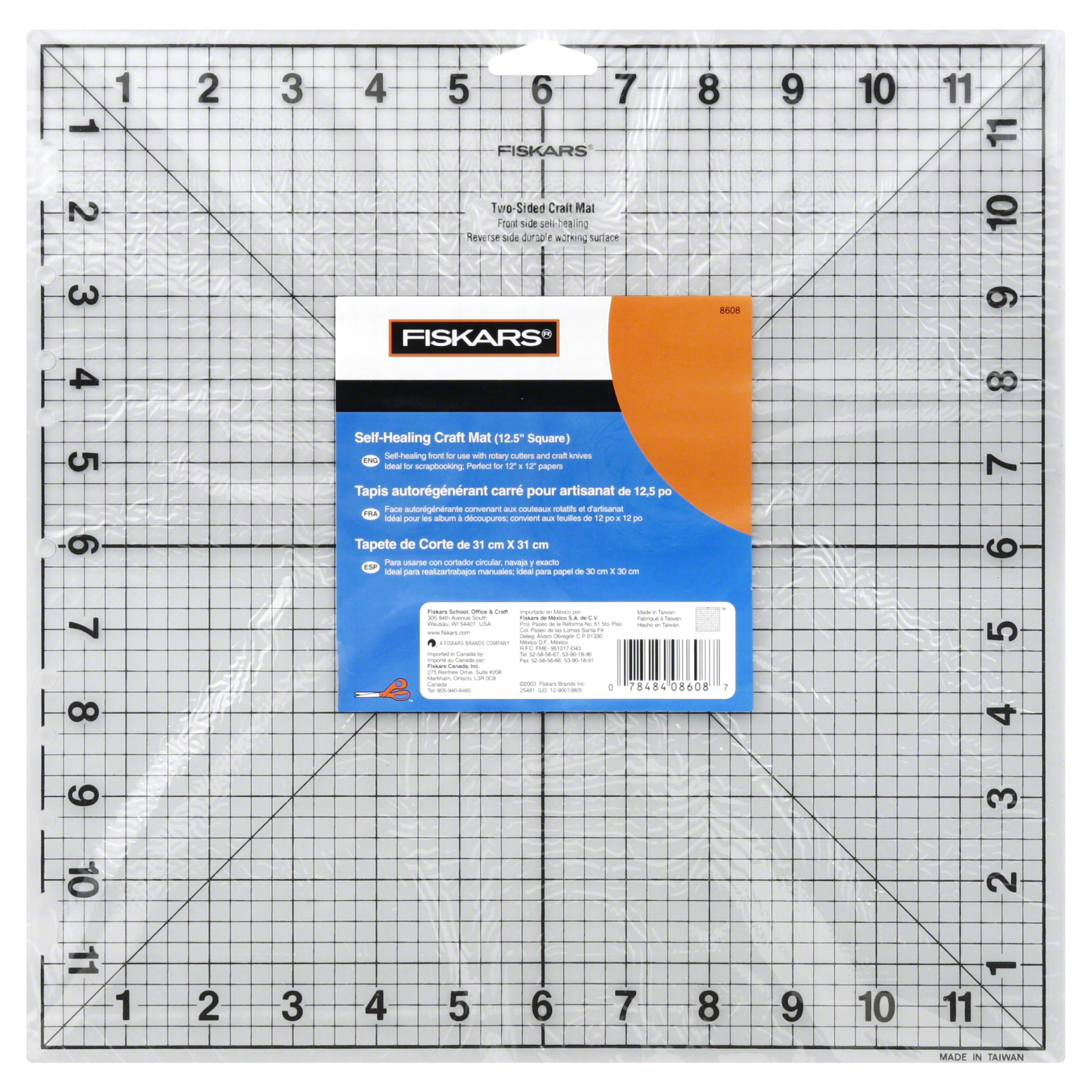 Craft Mat, Two-Sided, Self-Healing, 12.5 Inch