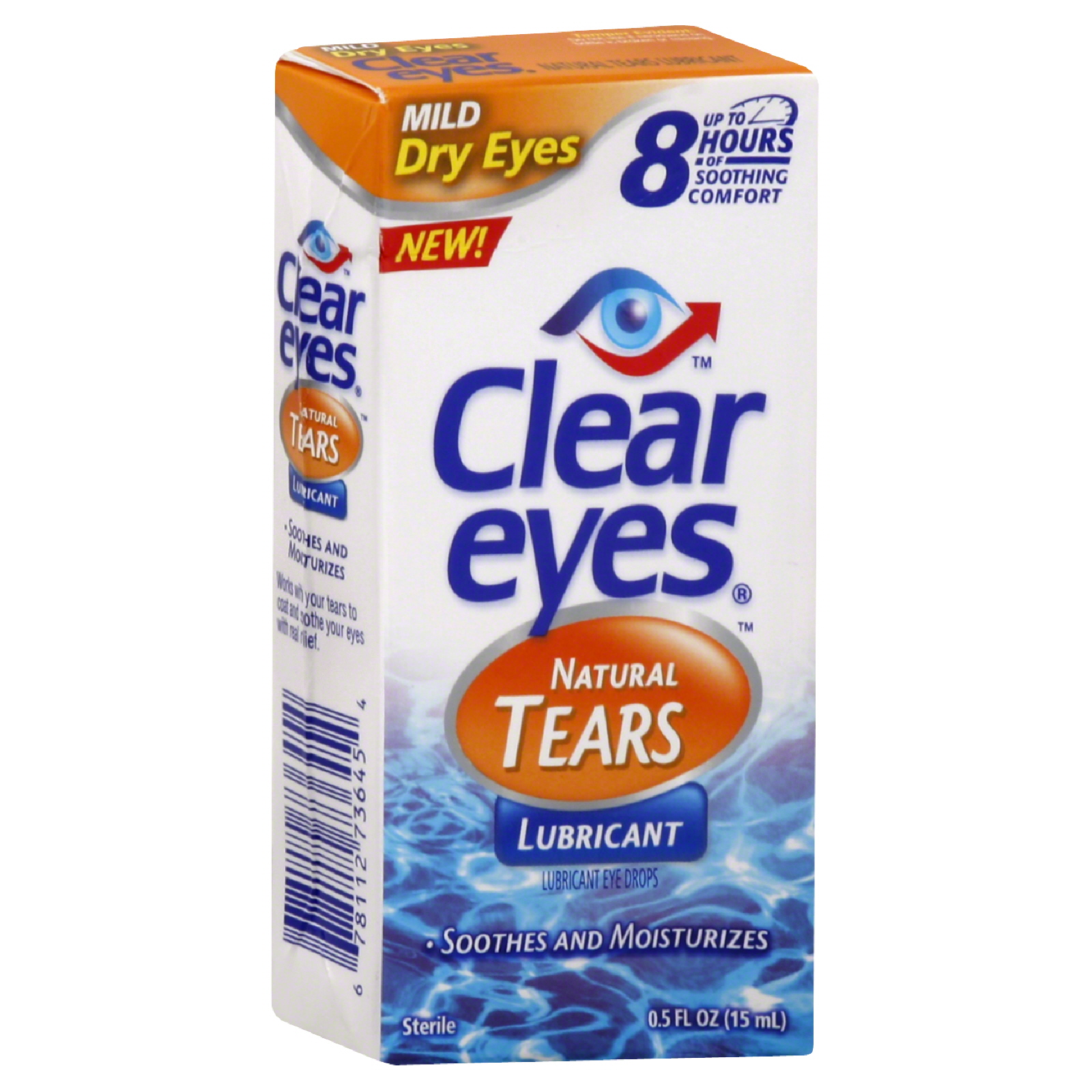 UPC 678112736454 - Murine Natural Tears Eye Drops, Lubricant, 0.5 fl oz