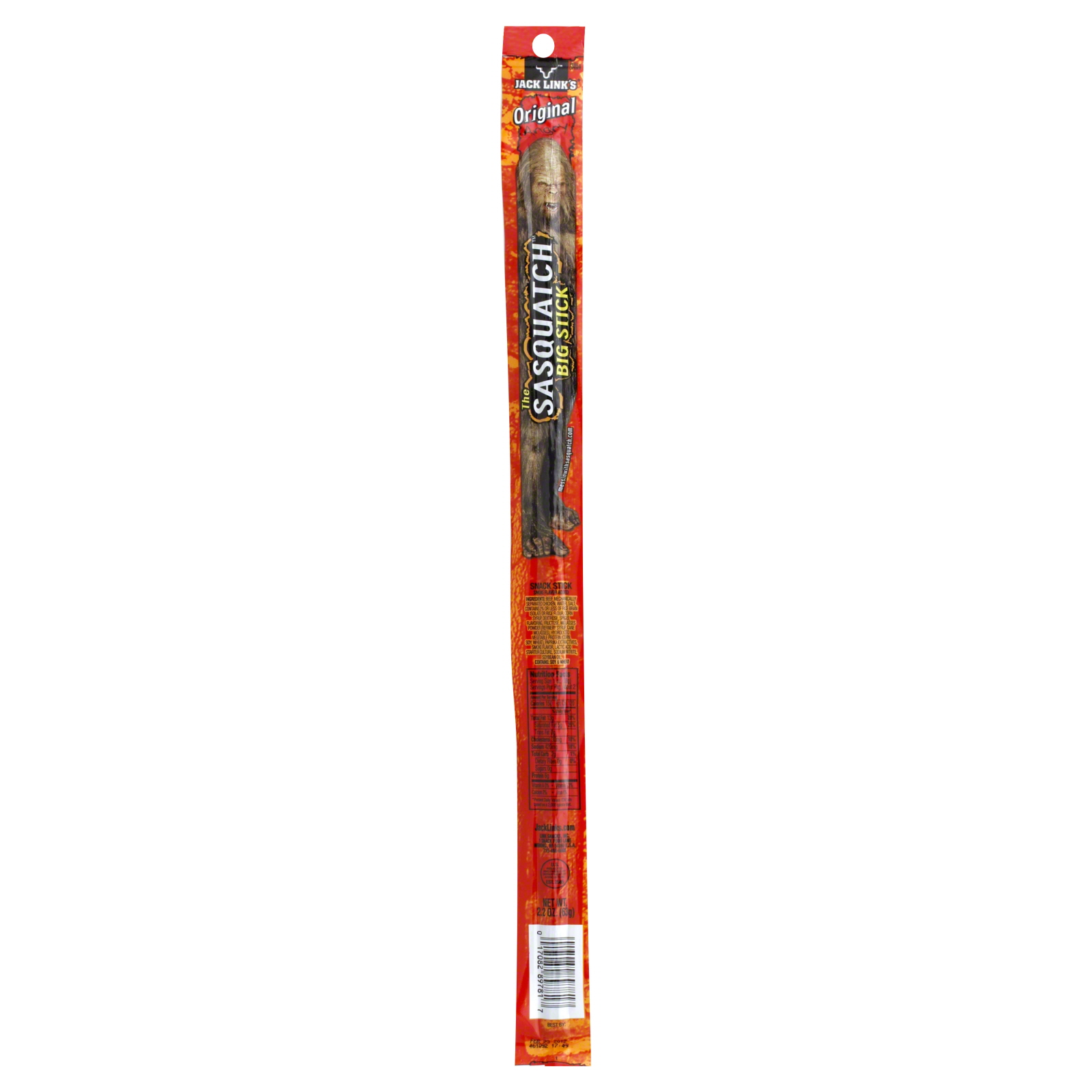 UPC 017082897817 product image for The Sasquatch Big Stick Snack Stick, Original, 2.2 oz (63 g) | upcitemdb.com