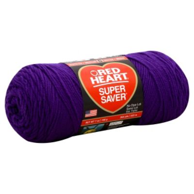 Coats & Clark Yarn Super Saver Yarn, Amethyst 0356, Medium 4, 1 skein [7 oz (198 g] at Kmart.com