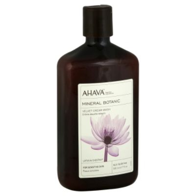 Ahava Mineral Botanic Velvet Cream Wash, Lotus & Chestnut, 17 fl oz (500 ml) at Sears.com