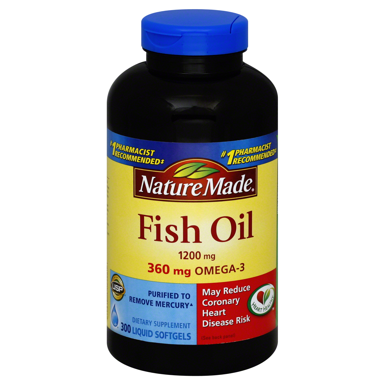 Nature Made Fish Oil, 1200 mg, Liquid Softgels, 300 softgels at Kmart.com