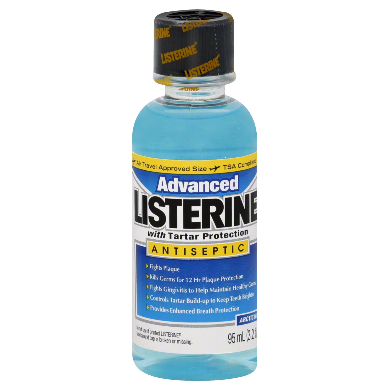 Listerine Advanced Antiseptic, with Tartar Protection, Arctic Mint, 3.2 fl oz (95 ml) at Kmart.com