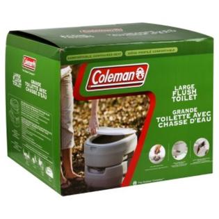 coleman large flush toilet