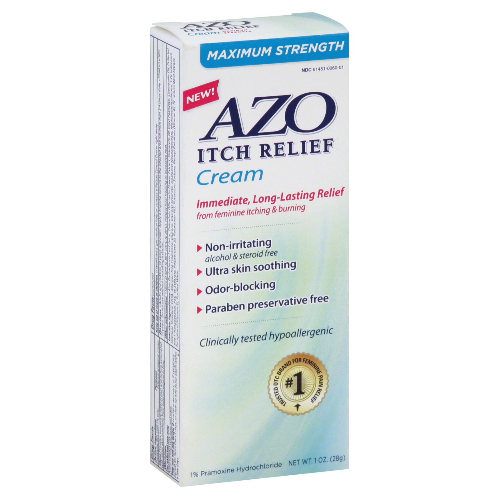 Azo Itch Relief Cream, Maximum Strength, 1 oz (28 g) at Kmart.com