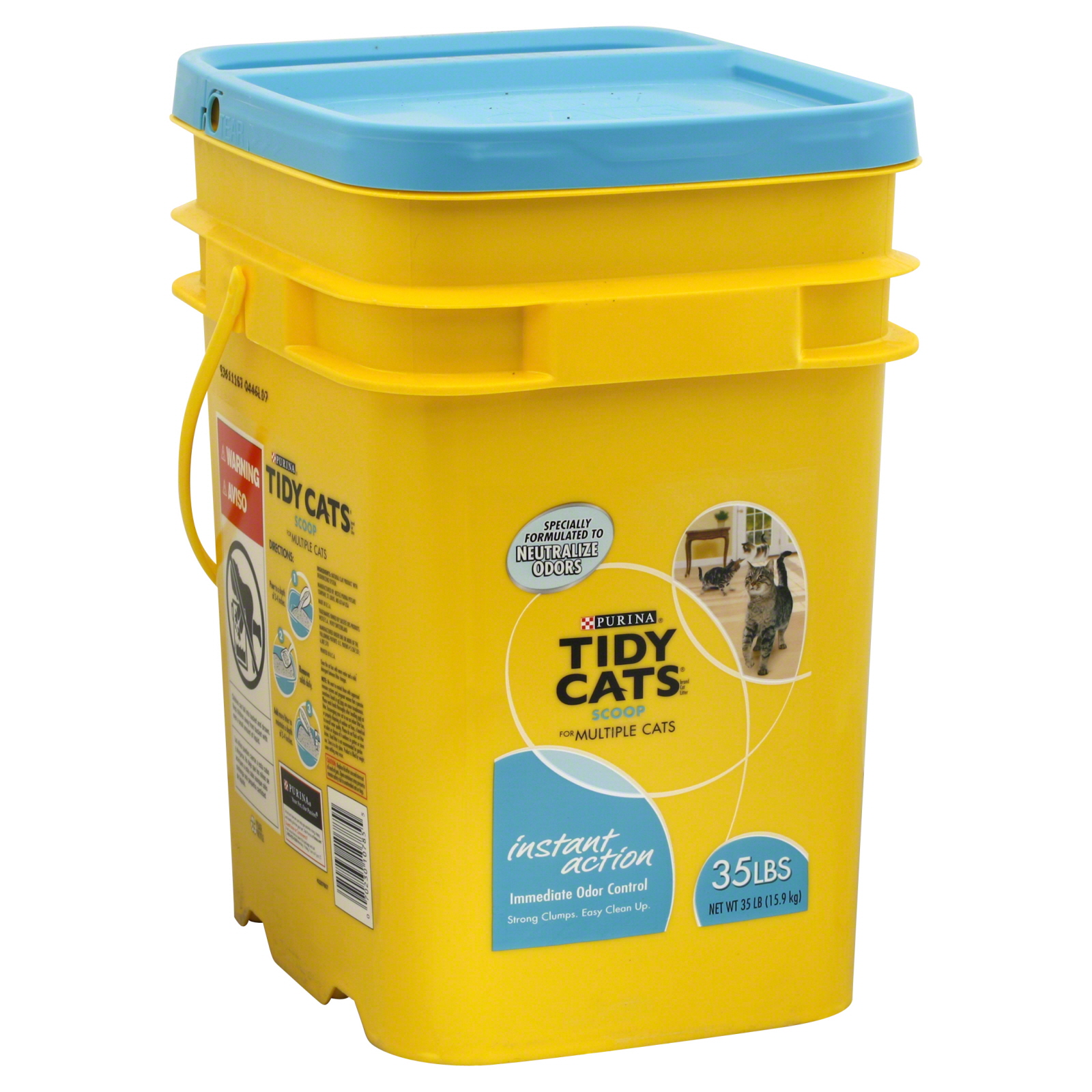 UPC 070230107855 Tidy Cats Instant Action Cat Litter 1 Bucket (35