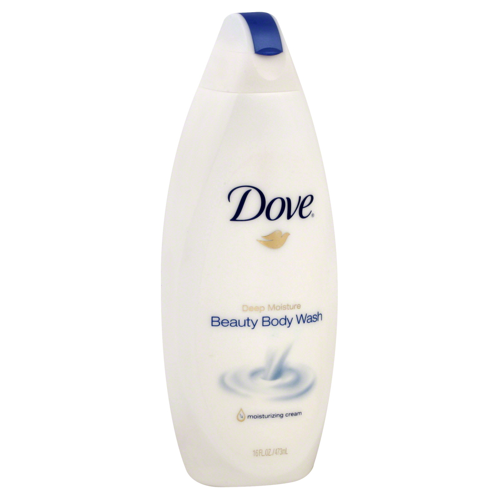 Dove Beauty Body Wash, Sensitive Skin, Unscented, 16 fl oz (473 ml