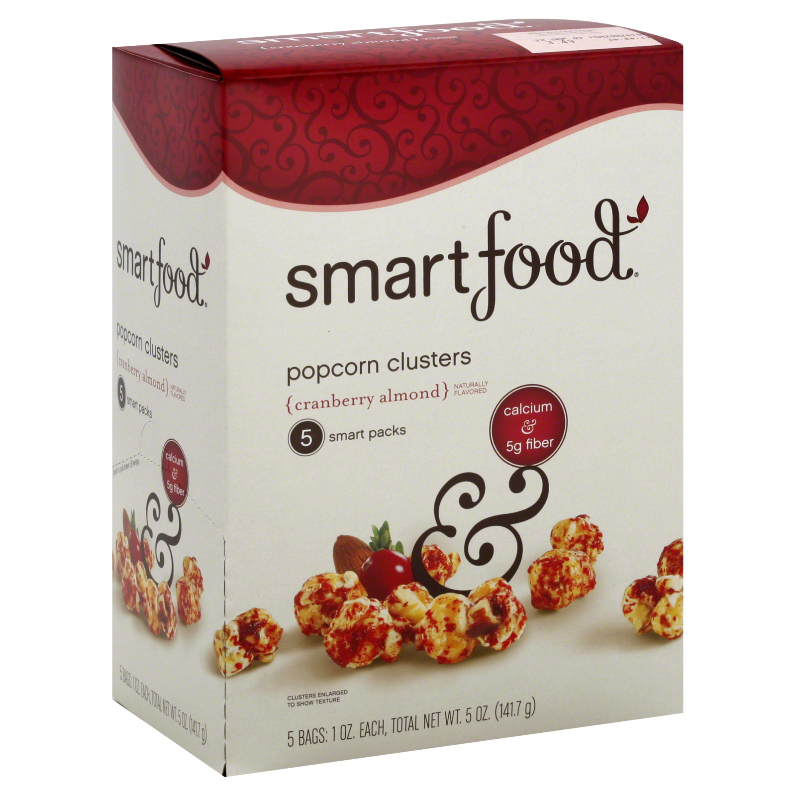 SmartFood Popcorn Clusters, Cranberry Almond, 5 - 1 oz bags [5 oz (141.7 g)] at Kmart.com