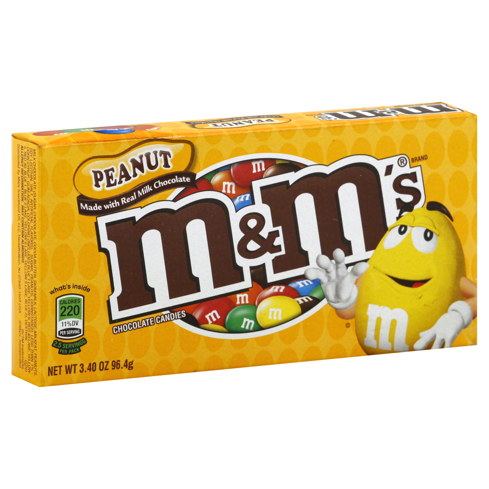M&M's Chocolate Candies, Peanut, 3.4 oz (96.4 g) at Kmart.com