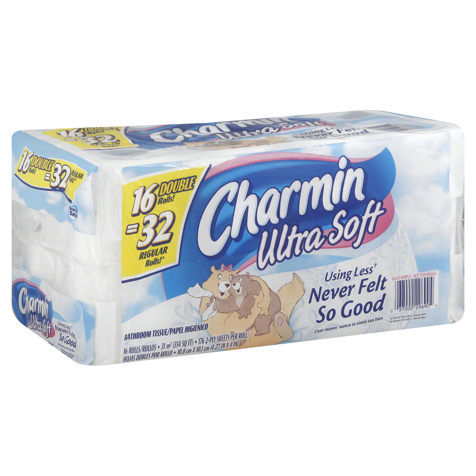 Charmin Ultra Soft Bathroom Tissue, Double Roll, Unscented, 2-Ply, 16 rolls at mygofer.com