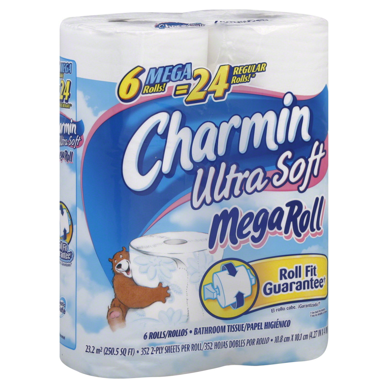 UPC 037000297048 Charmin Ultra Soft Toilet Paper 1 Pack (6 mega