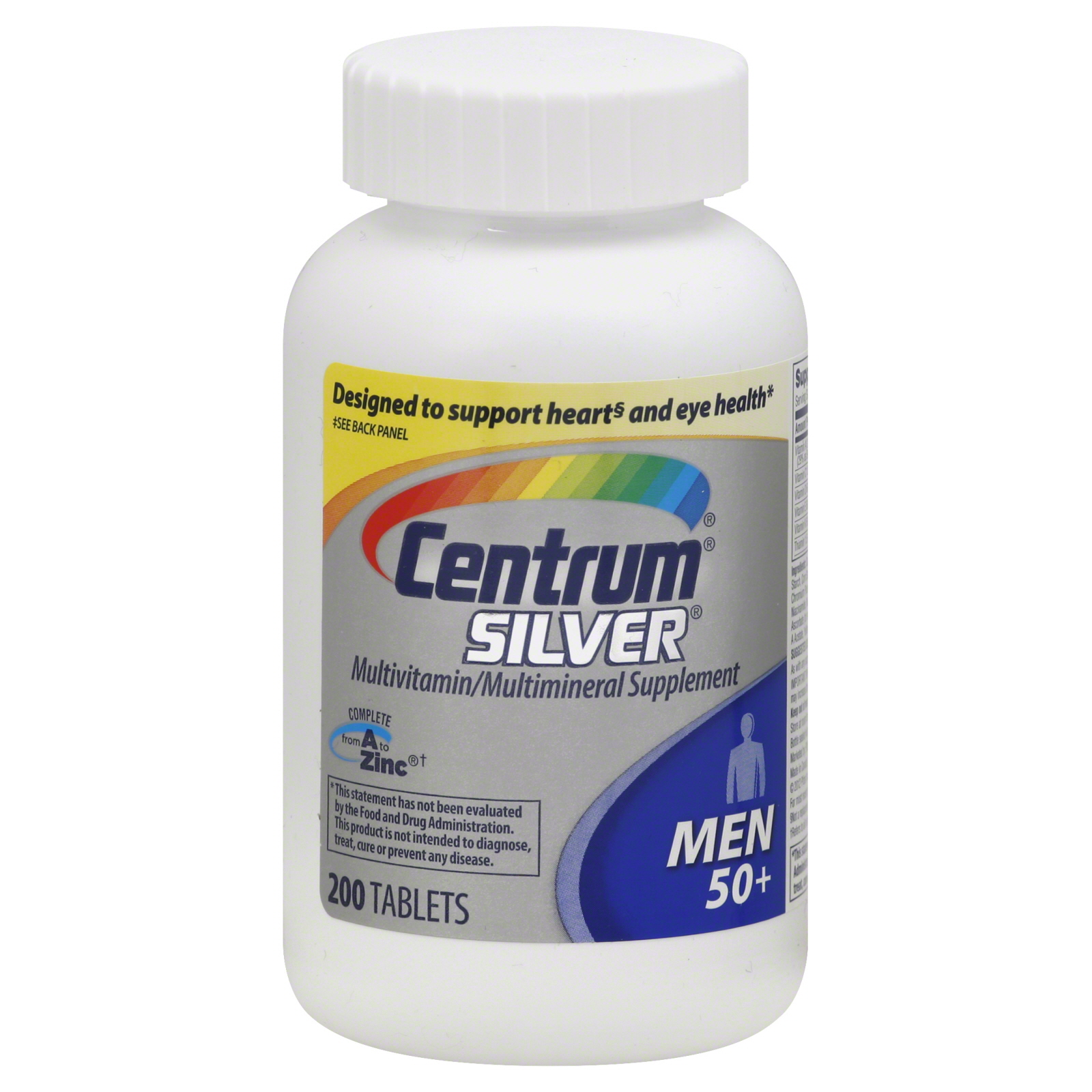 Centrum Silver Multivitamin/Multimineral Supplement, Ultra Men's, Tablets, 200 tablets at Kmart.com