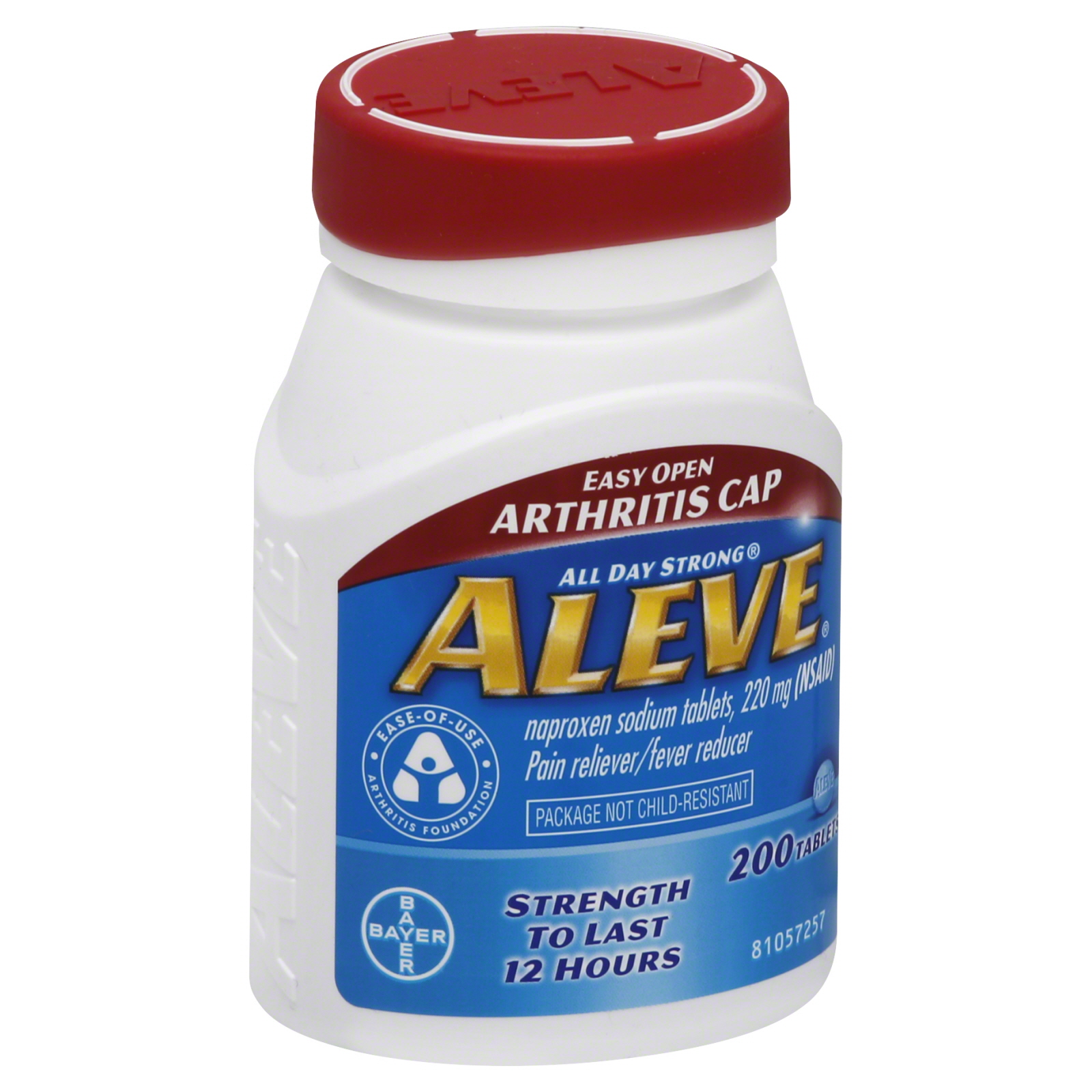 Aleve Pain Reliever/Fever Reducer, 220 mg, Tablets, 200 tablets at Kmart.com