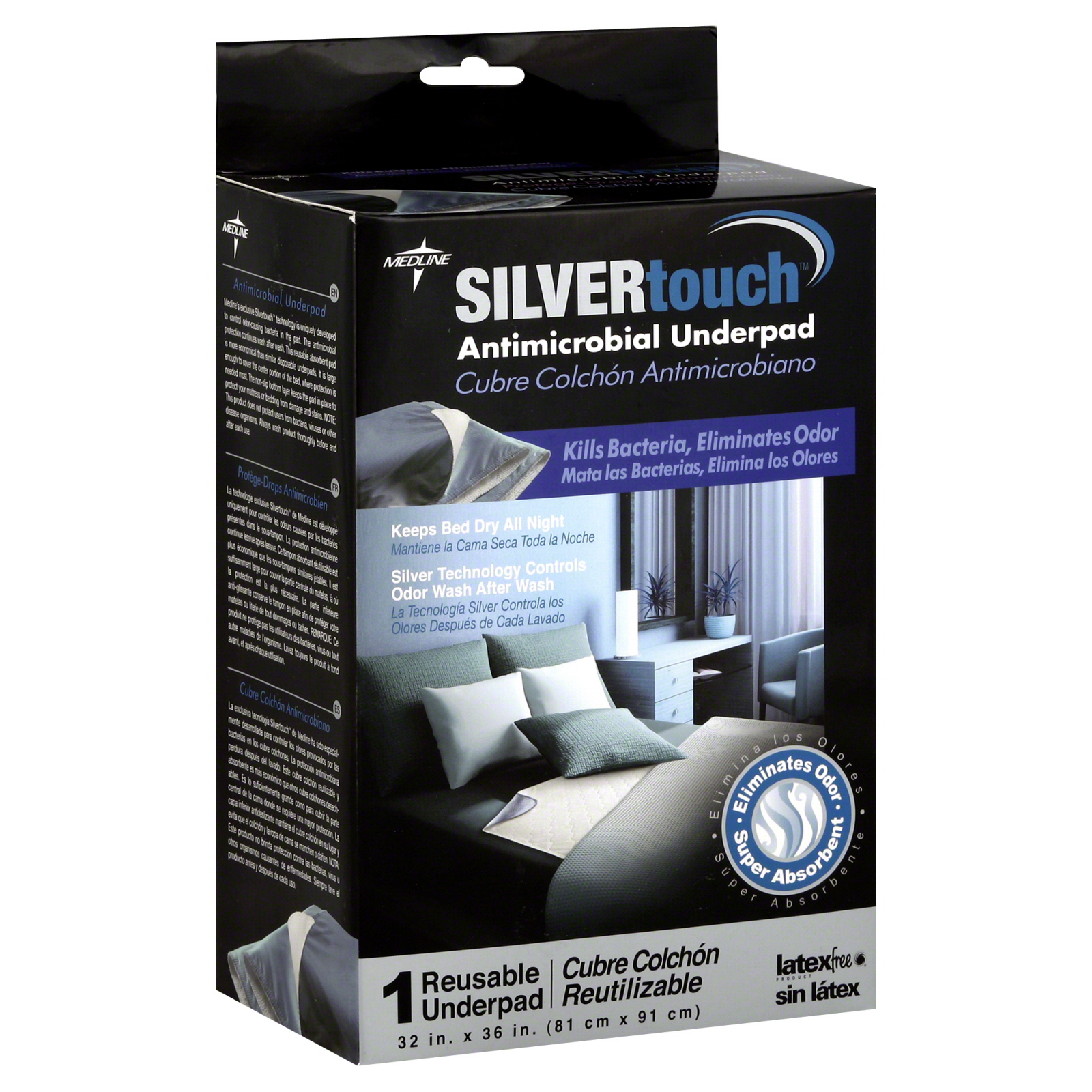 Medline Silvertouch Antimicrobial Underpad, 1 underpad at Sears.com