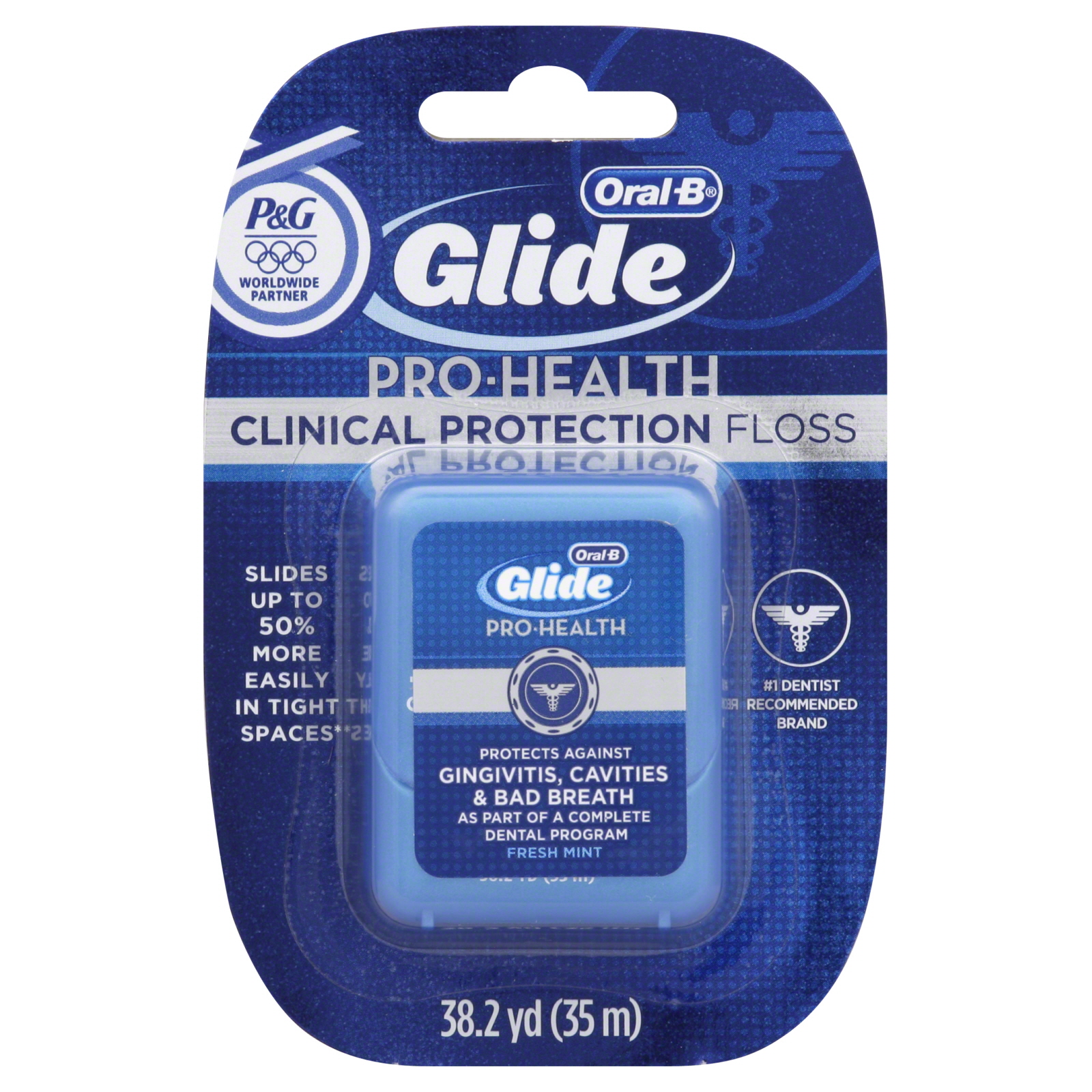 Smart Sense Mint Waxed HiTech® Dental Floss, 54.7yd Health