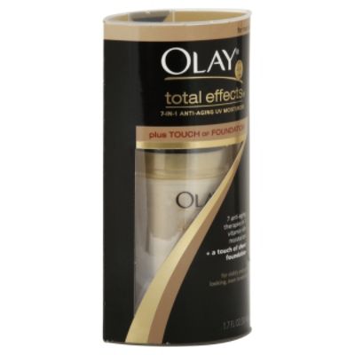 Olay Total Effects UV Moisturizer, Plus Touch of Foundation, 1.7 fl oz (50 ml) at Kmart.com