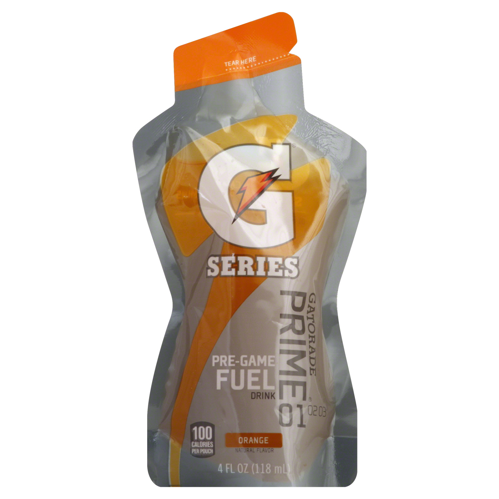 Gatorade G Series PreGame Fuel Drink, 01 Prime, Orange, 4 fl oz (118