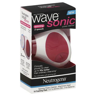 neutrogena wave pads cleanser power gentle exfoliating refills sonic