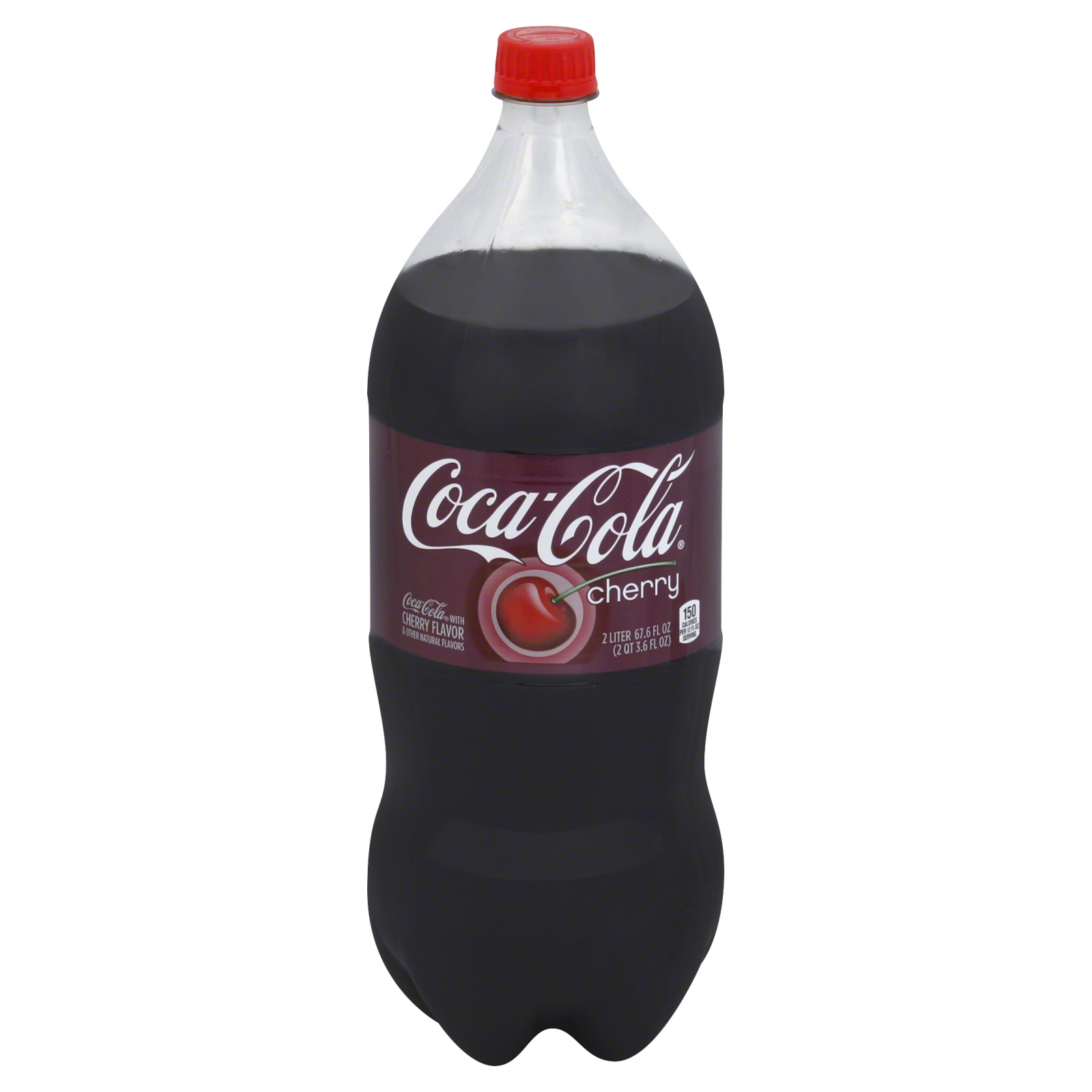 Coca-Cola Cola, Cherry, 67.6 fl oz (2 qt 3.6 fl oz) 2 lt at mygofer.com