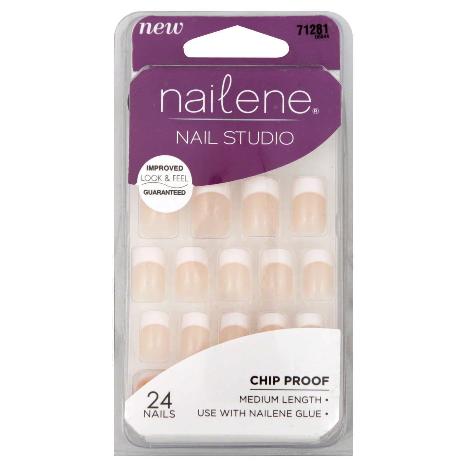 Nail Studio Nails, Medium Length, 24 nails