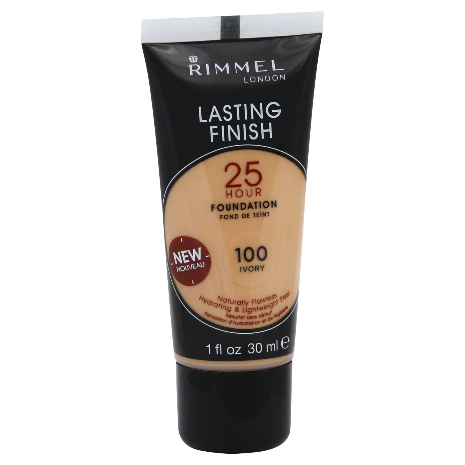 Rimmel London Lasting Finish Foundation, 25 Hour, Ivory 100, 1 fl oz (30 ml) at Kmart.com