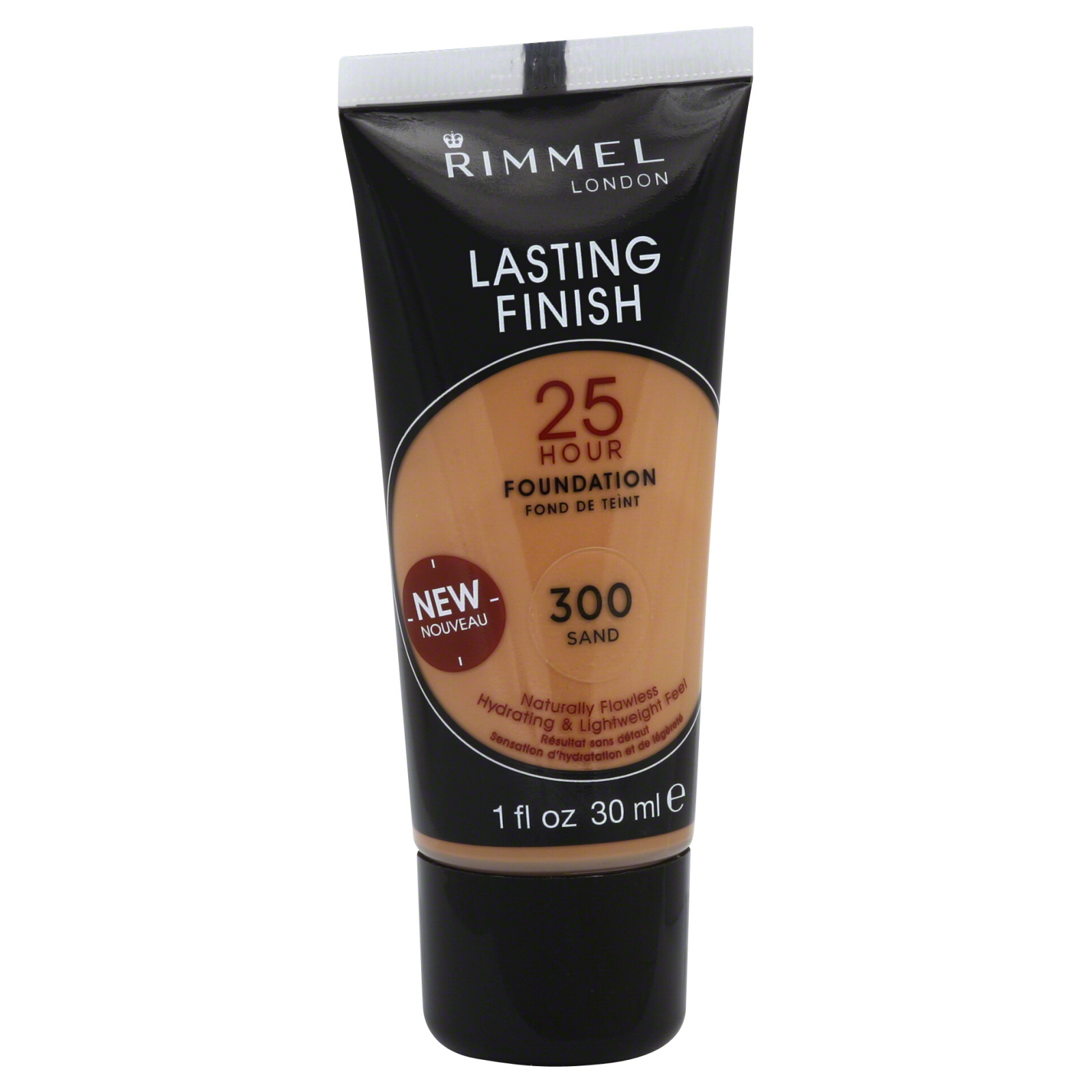 Rimmel London Lasting Finish Foundation, 25 Hour, Sand 300, 1 fl oz (30 ml) at Kmart.com