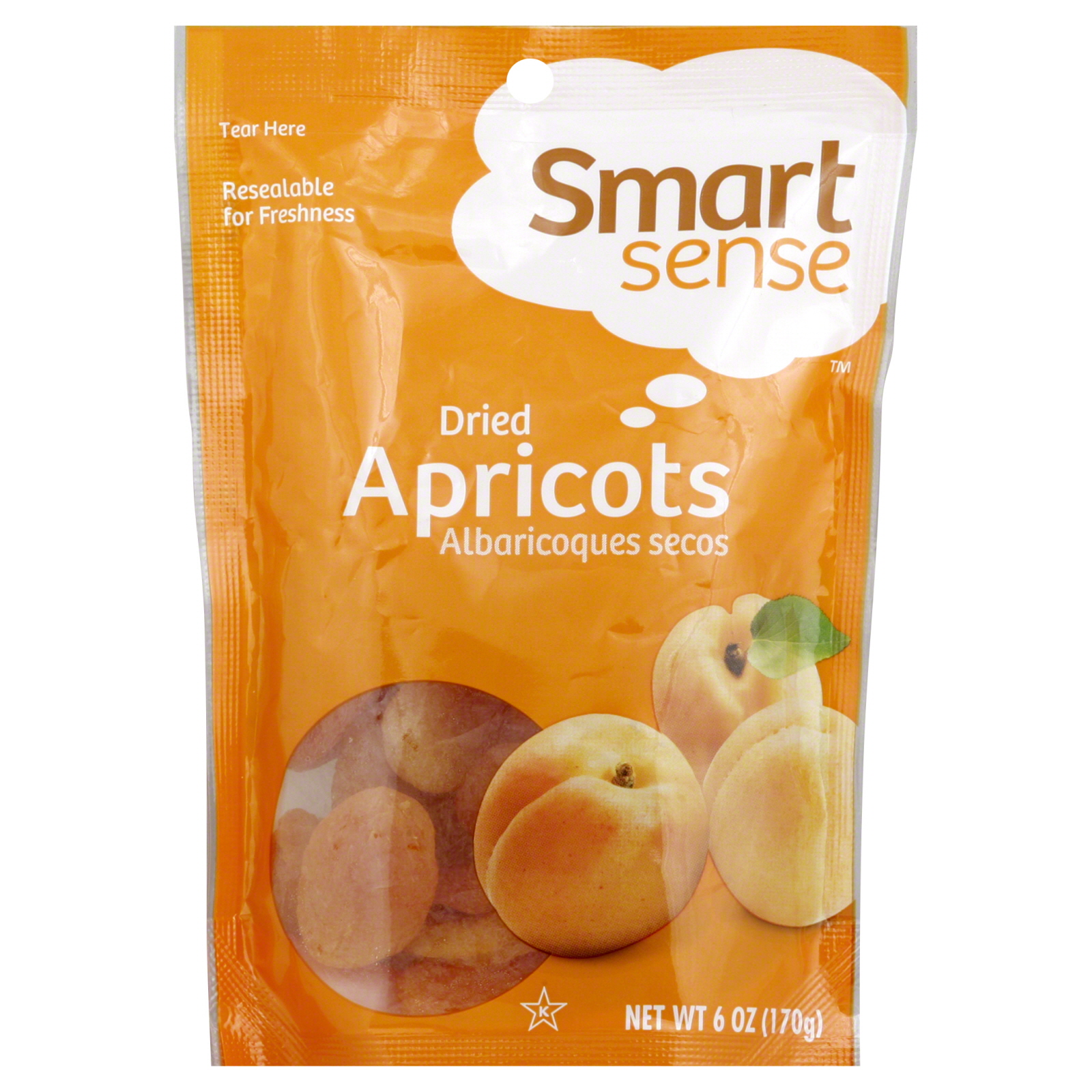Apricots, Dried, 6 oz (170 g)