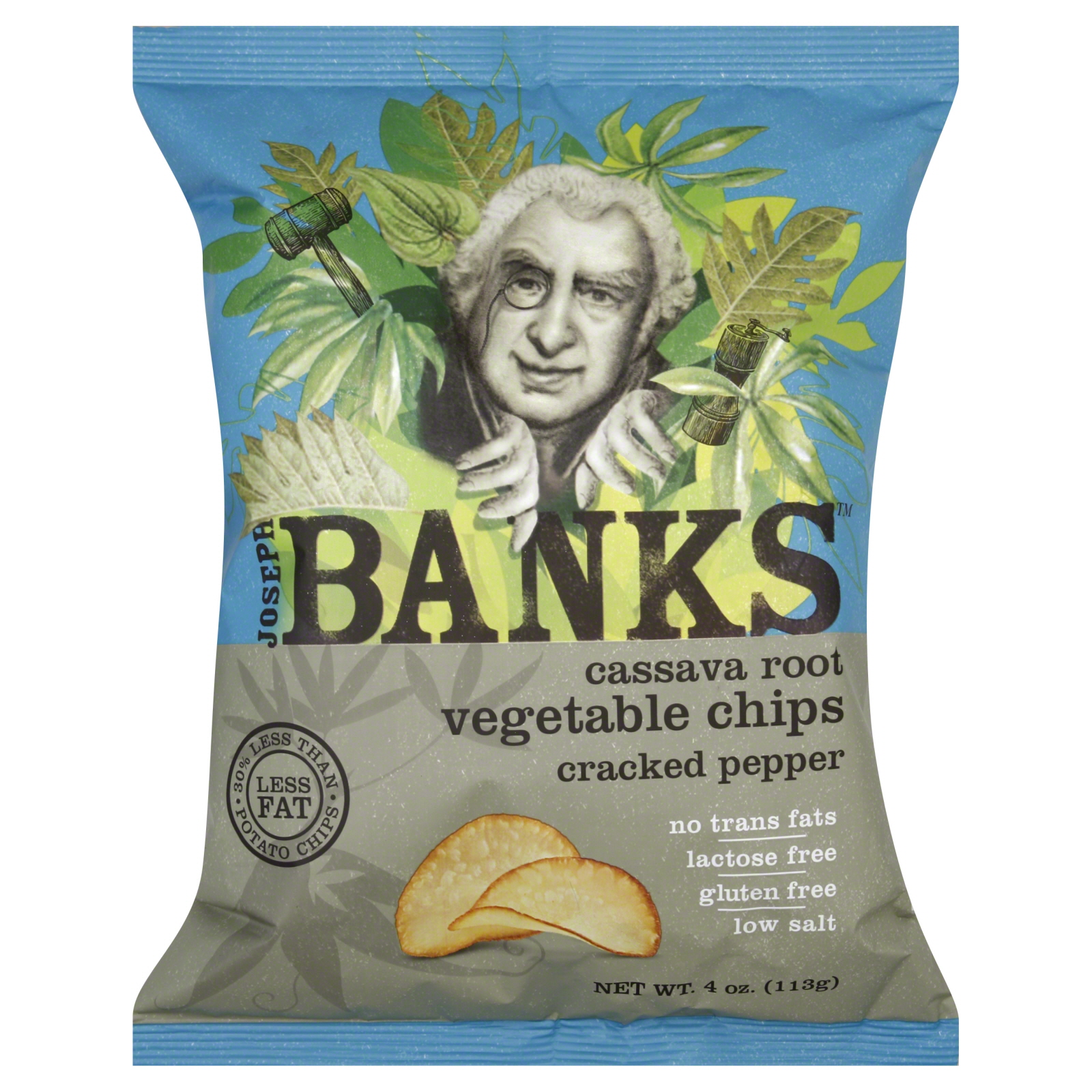 Joseph Banks Vegetable Chips, Cassava Root, Cracked Pepper, 4 oz (113 g) at Kmart.com