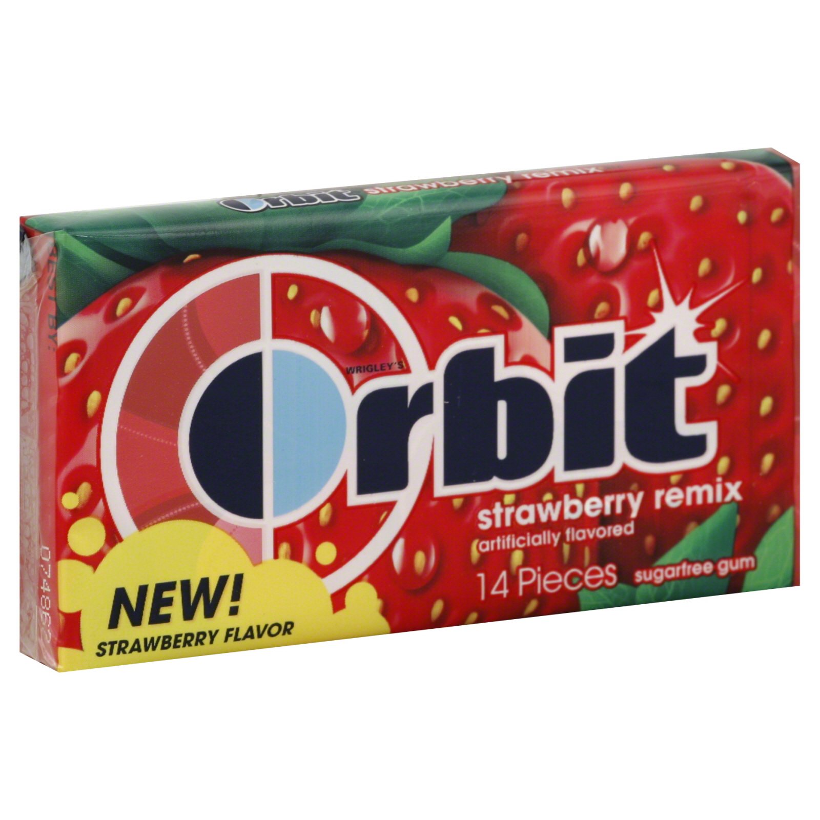 UPC 022000012098 product image for Gum, Sugarfree, Strawberry Remix, 14 pieces | upcitemdb.com