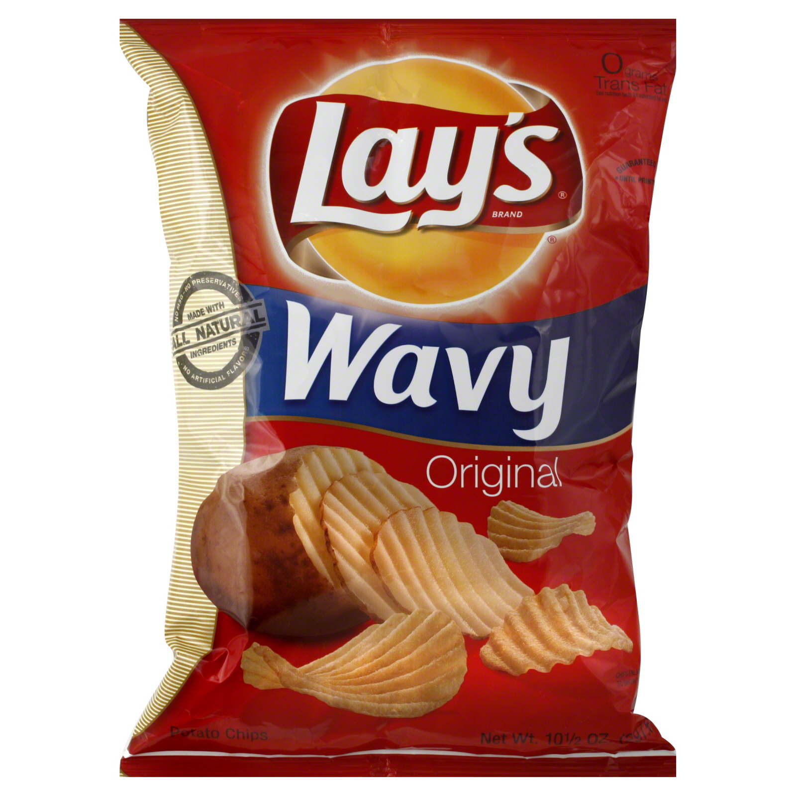 Lay's Potato Chips, Wavy, Original 10.5 oz (207.6 g) Shop Your Way