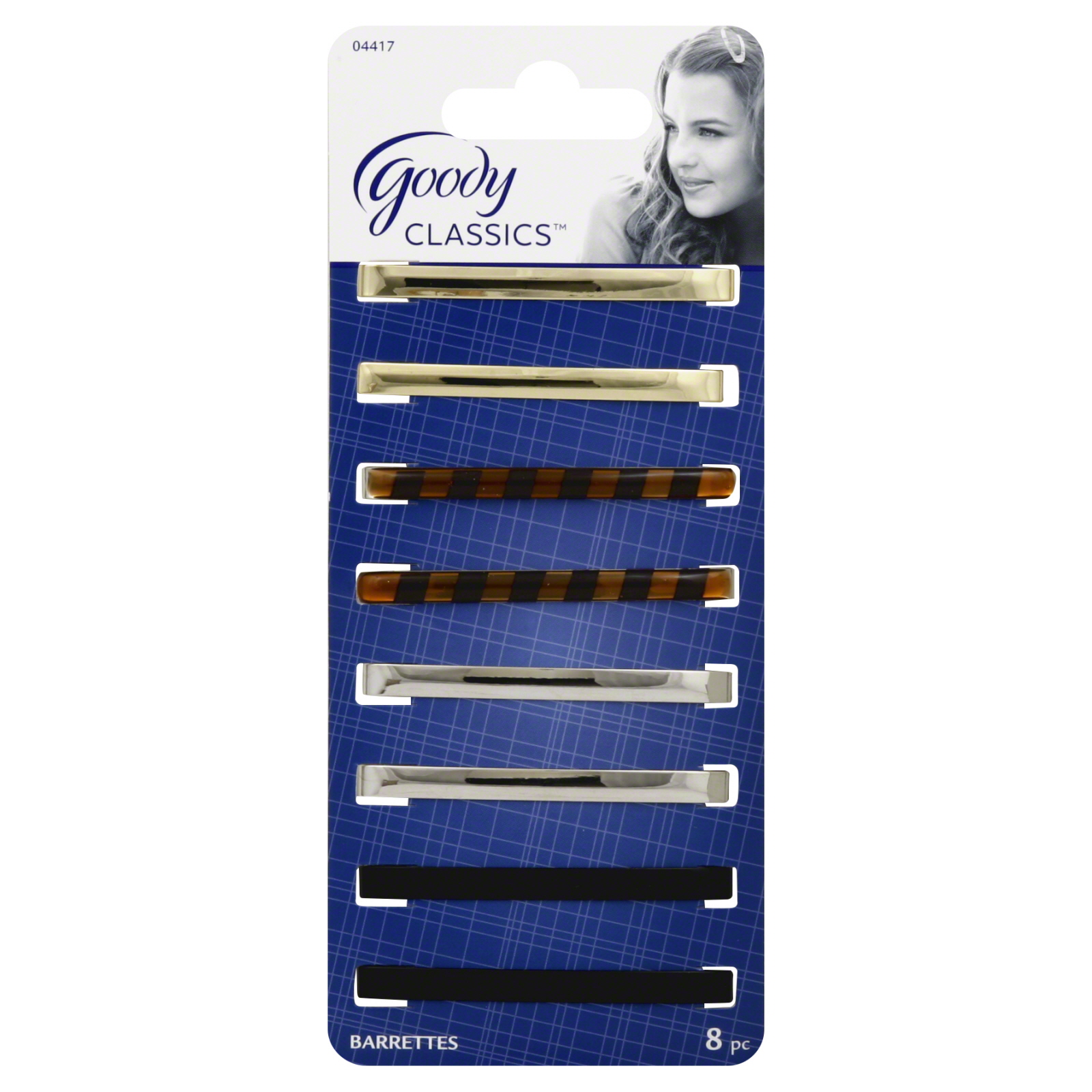 UPC 041457044179 product image for Goody Classics Patterned Staytight Barrettes, 8 CT | upcitemdb.com