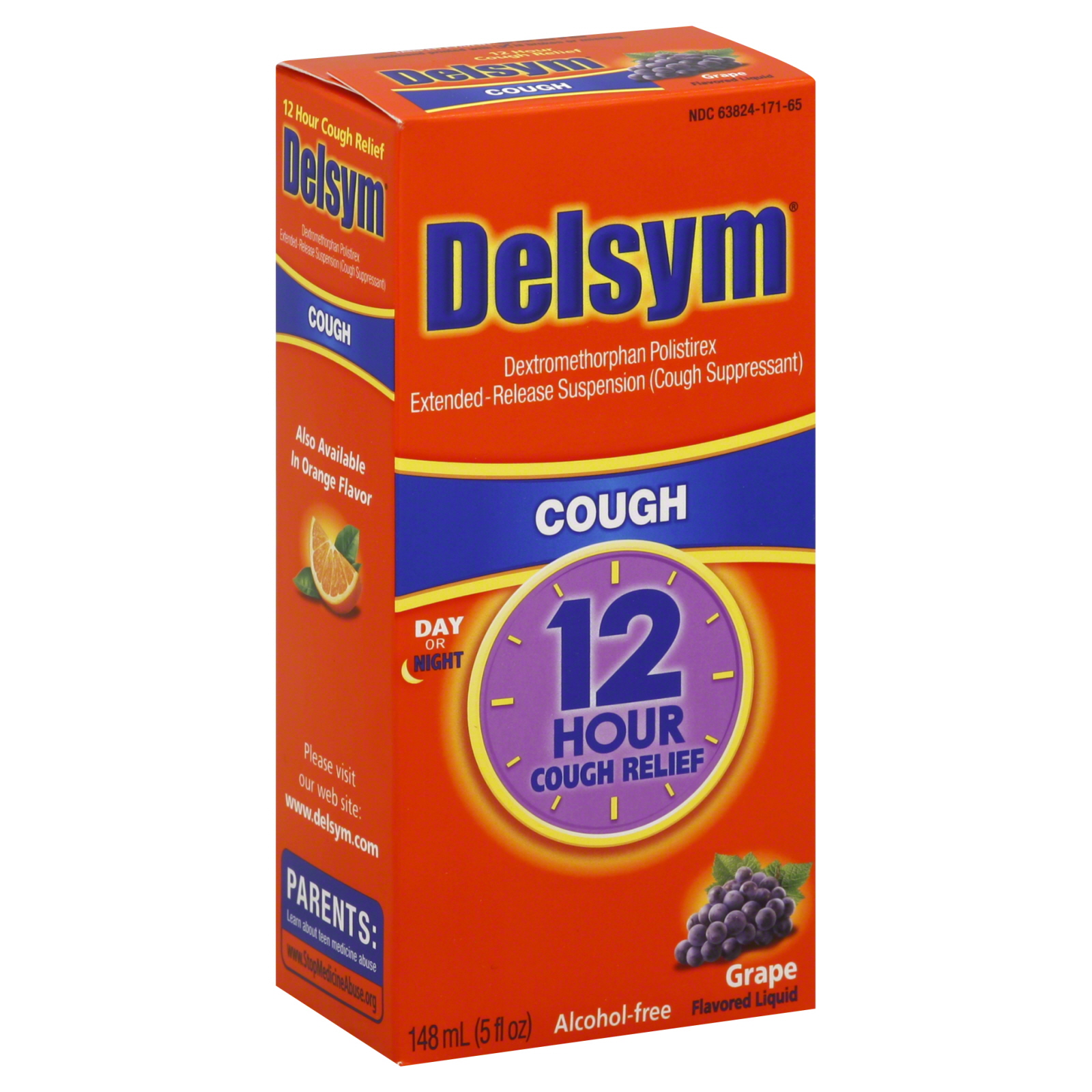 Delsym Cough Suppressant, 12 Hour, Grape-Flavored Liquid, 5 fl oz (148 ml) at Kmart.com