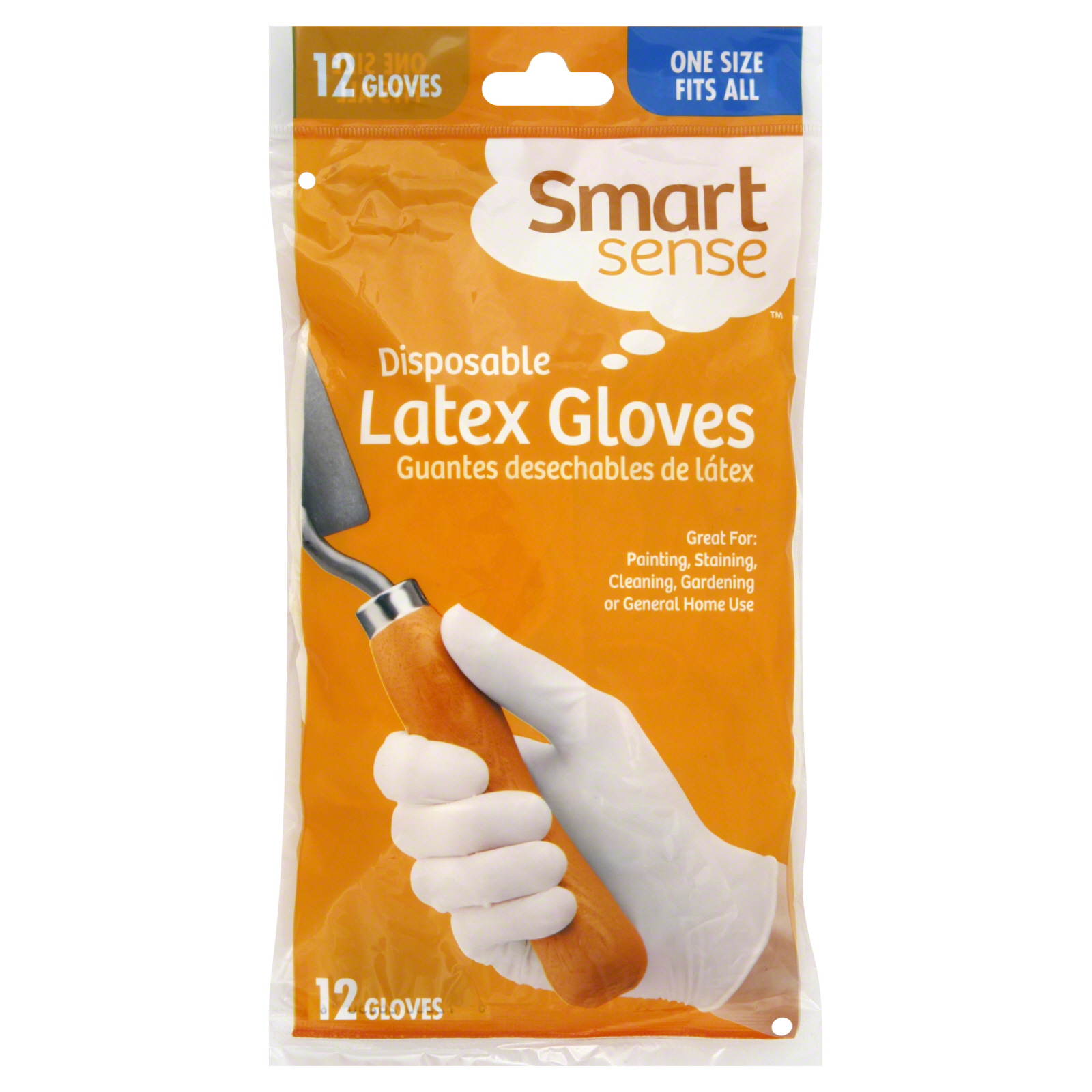 Latex gloves one size fits all