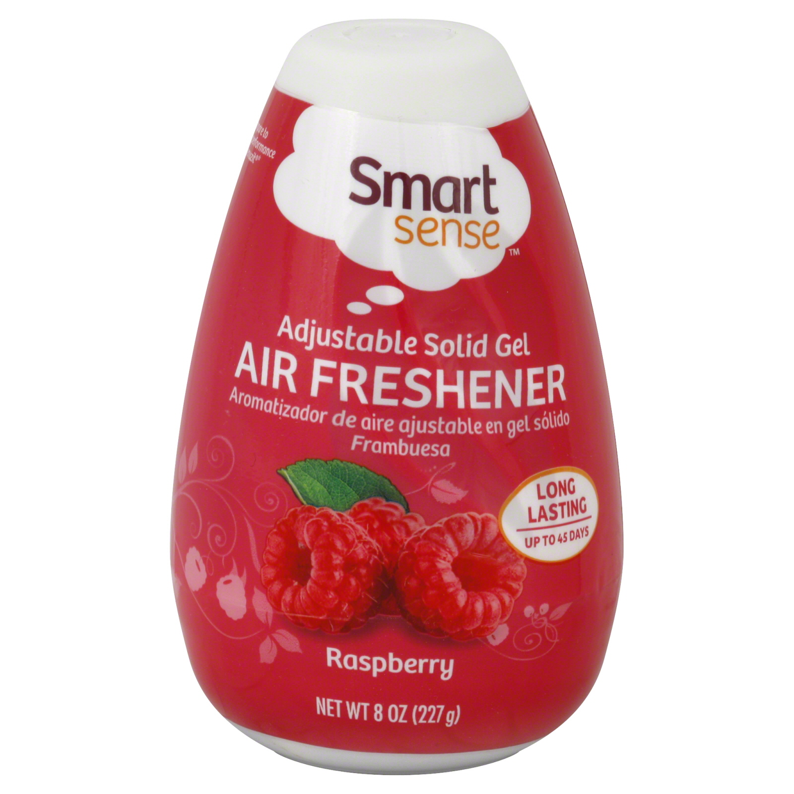 Smart Sense Air Freshener, Adjustable Solid Gel, Raspberry 8 oz (227 g