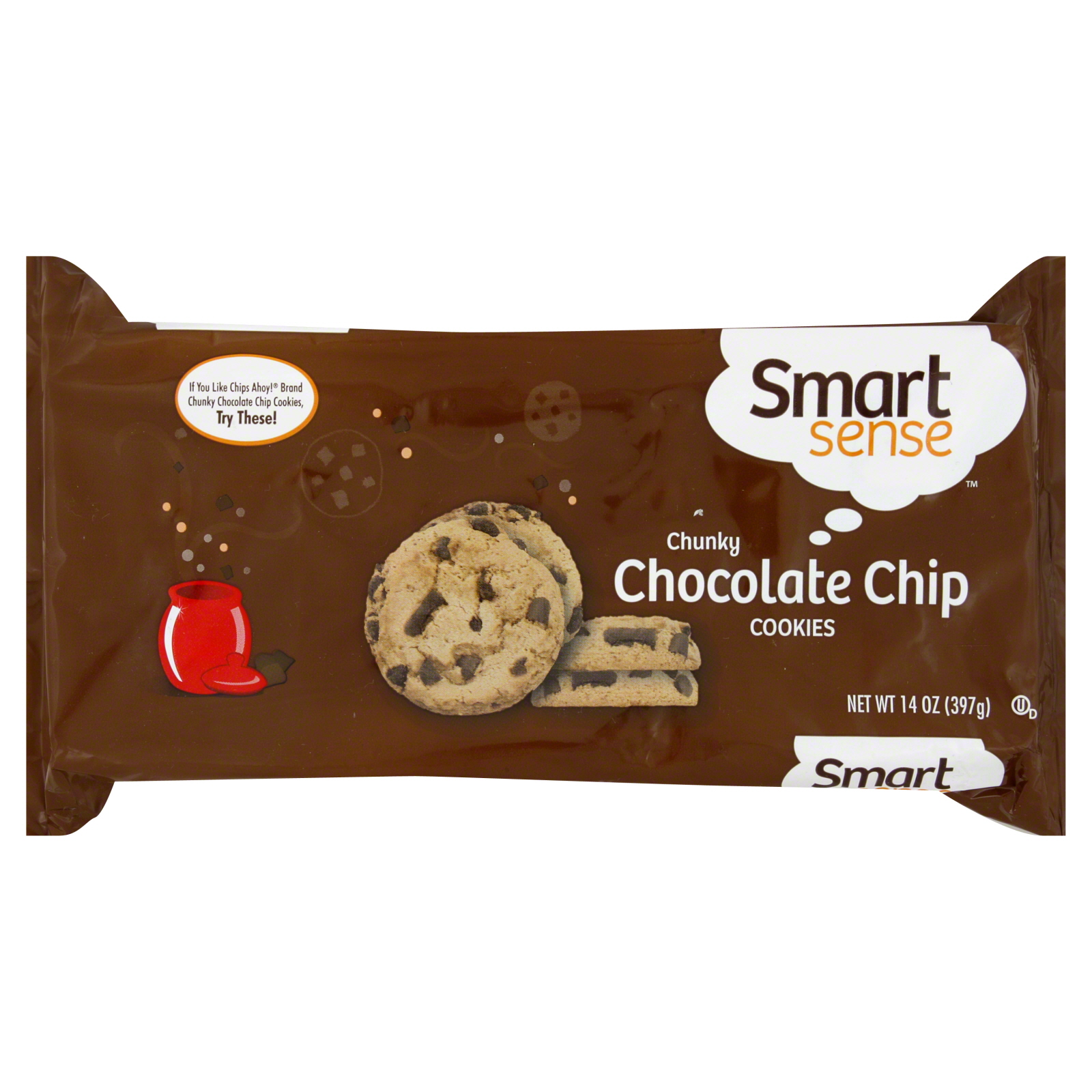 Cookies, Chocolate Chip, Chunky, 14 oz (397 g)