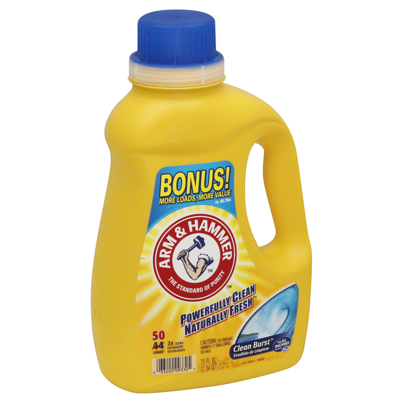 Cheer BrightClean HE Detergent, 2X Ultra, Fresh Clean Scent, 100 fl oz (3.12 qt) 2.95 lt Food