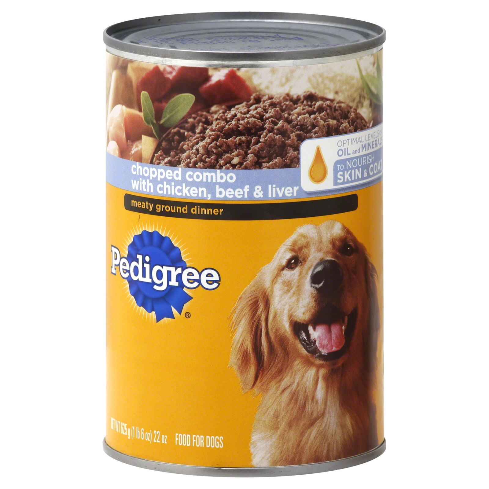Pedigree Food for Dogs, Chopped Combo with Chicken, Beef & Liver, 22 oz (1 lb 6 oz) 625 g at mygofer.com