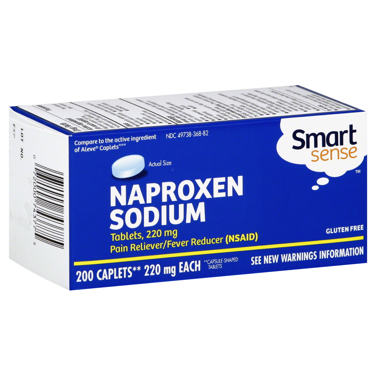 Smart Sense Naproxen Sodium, 220 mg, 200 Caplets Shop Your Way