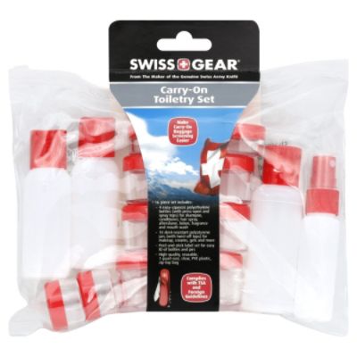 Swiss Gear Toiletry Set, Carry-On, Clear, 1 set at Sears.com