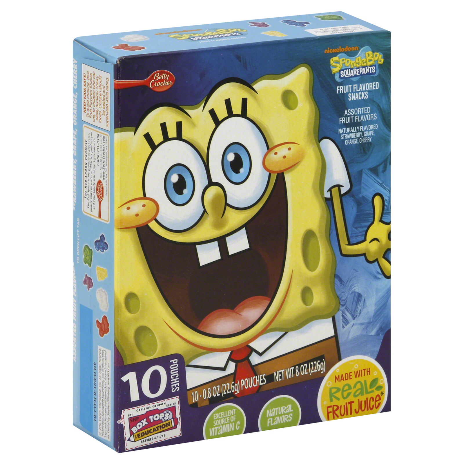 Betty Crocker Fruit Flavored Snacks, ScoobyDoo!, Assorted Fruit